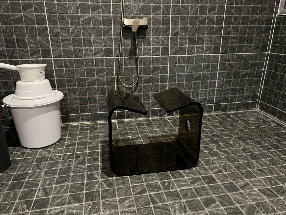 The Sense Bangkok 일본식 U자 동반 워시 의자 어덜트 누루 마사지 sukebe chair